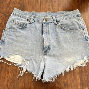 Upcycled Wrangler shorts